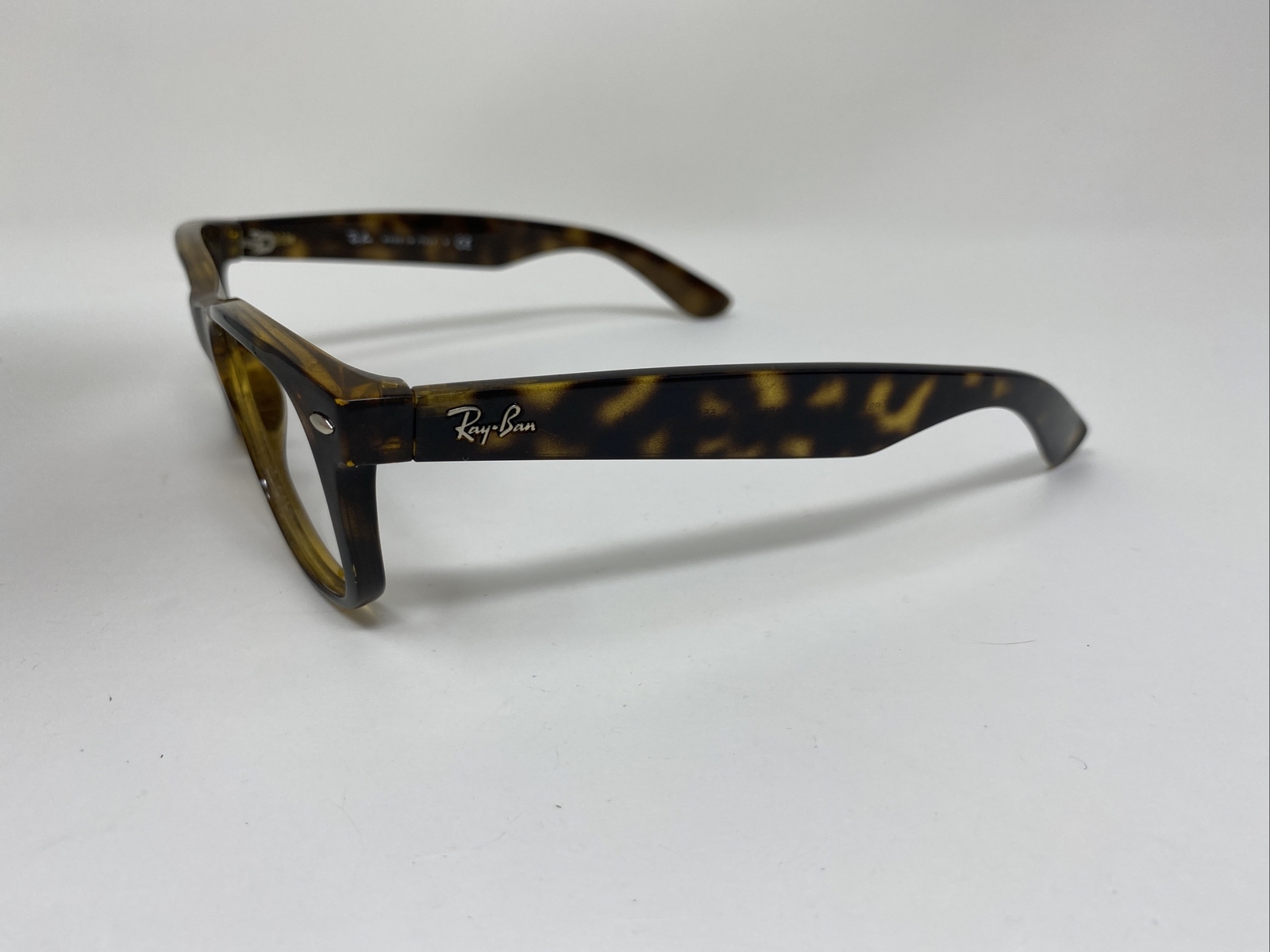 RAY BAN NEW WAYFARER RB2132 710 GLOSSY TORTOISE 55/18 55mm ITALY BQ90