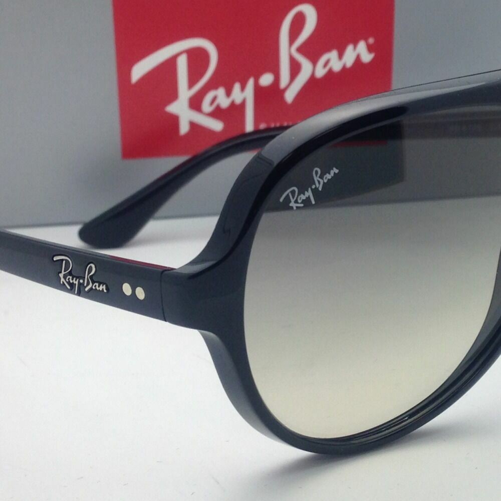 New RAY-BAN Sunglasses RB 4125 CATS 5000 601/32 59-13 Black w/Grey Gradient Lens