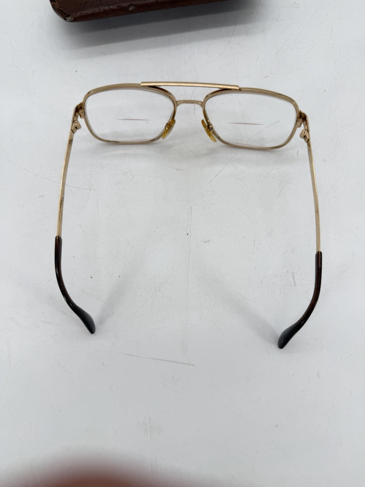 Vintage 1980s Rodenstock Manuel Gold Frame Aviator Eye Glasses 140 – 16mm RARE