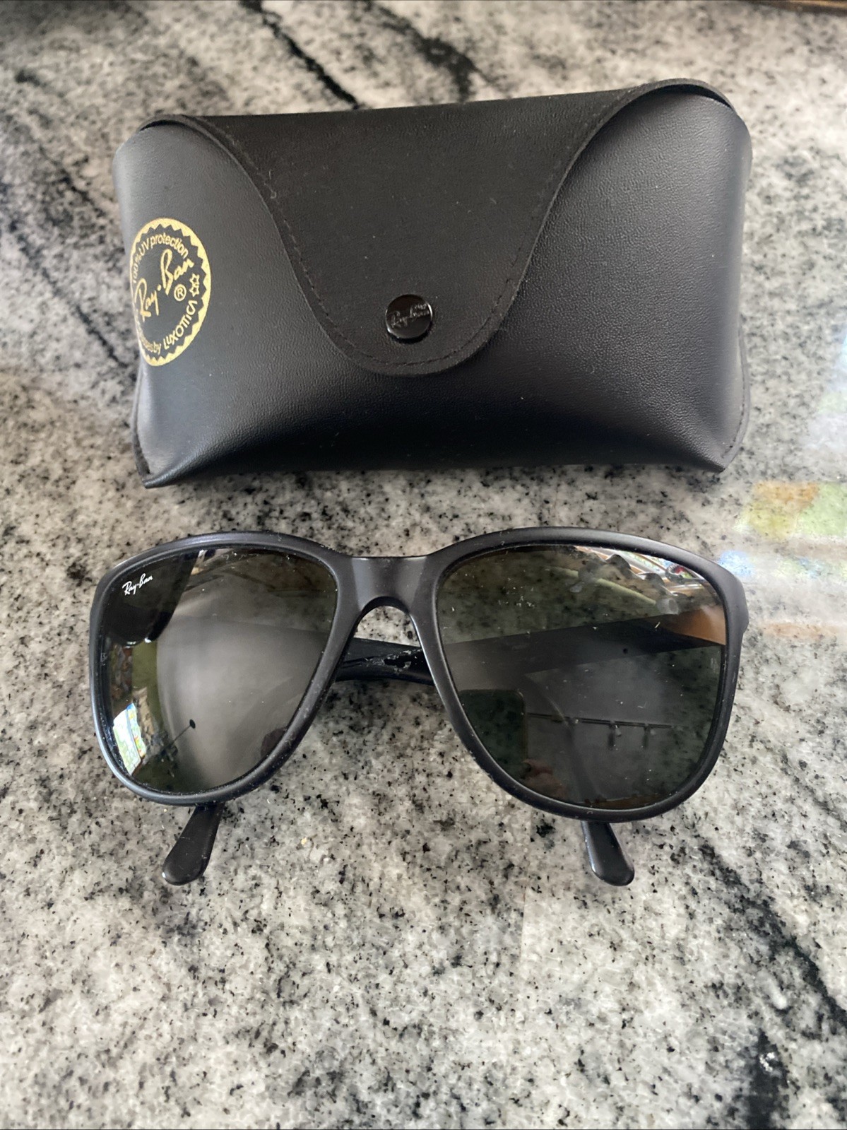 Bausch & Lomb Ray-Ban Classic Black Sunglasses frame france nylon