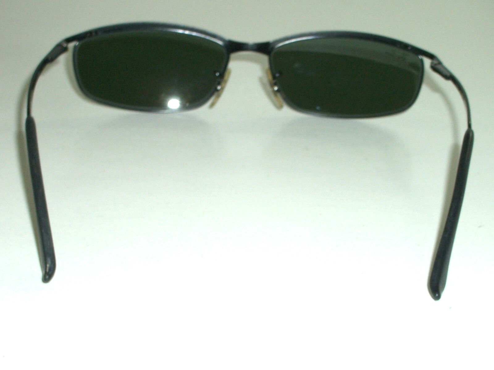 RAY BAN RB3177 ELEGANCE SLEEK G15 UV BLACK RECTANGULAR FLEX HINGES SUNGLASSES