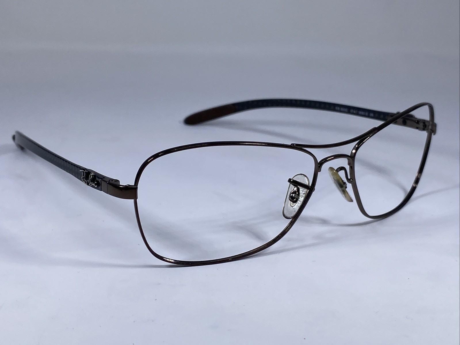 RAY-BAN RB8302 014 Italy Carbontech Brow Aviator Sunglasses Frame 58-15mm