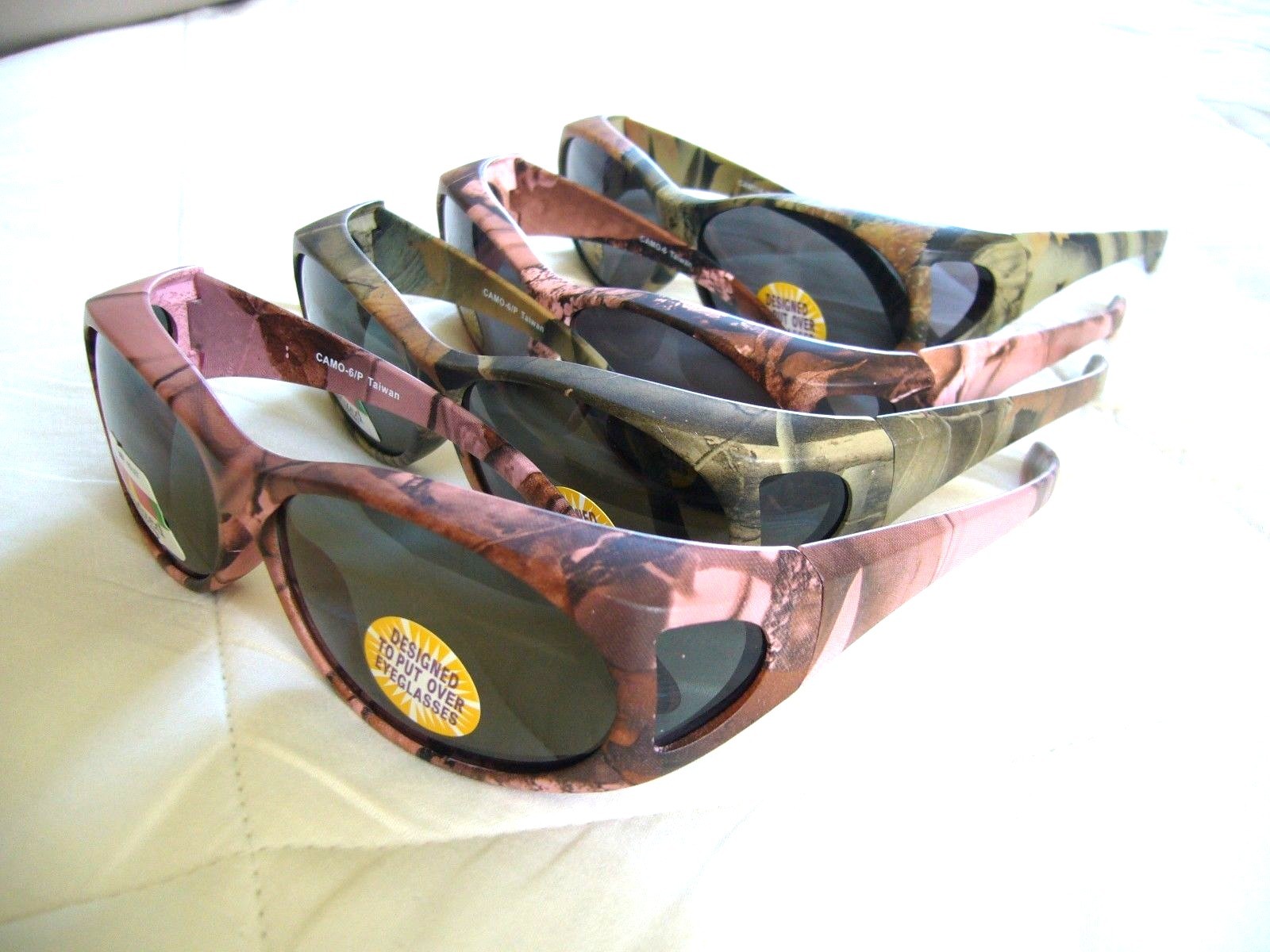 Men’s Polarized Sunglasses Camo Women’s Fit-over Readers & Non Polarized 6P