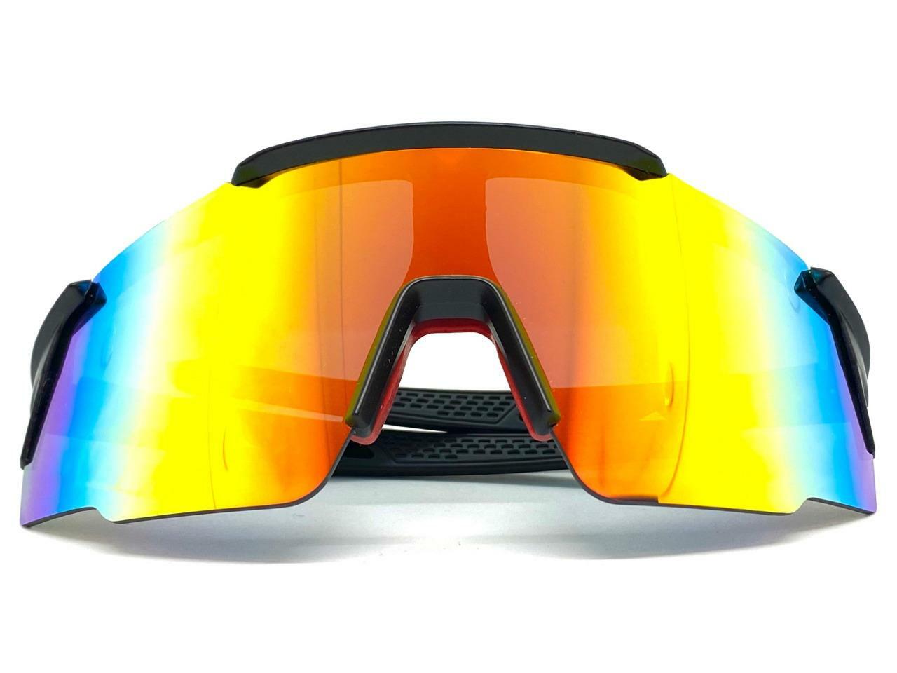 Oversized Retro Wrap Sport Cycling Ski Beach SUN GLASSES Large Lightweight Frame