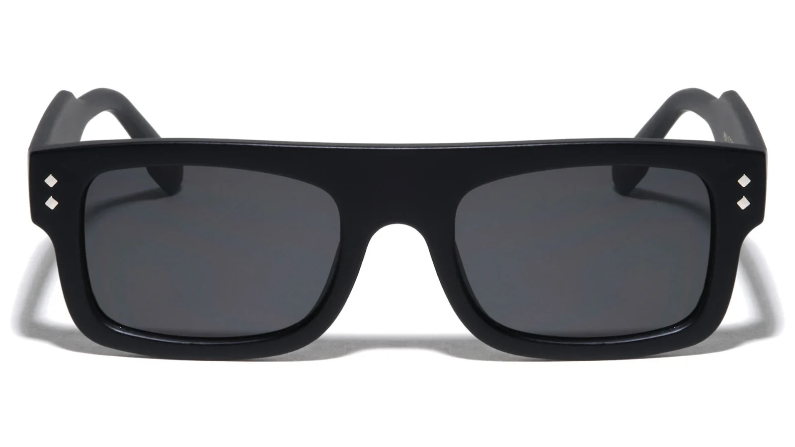 Square Cholo Sunglasses Super Dark OG LOC Gangster Style Black Rectangular Gafas