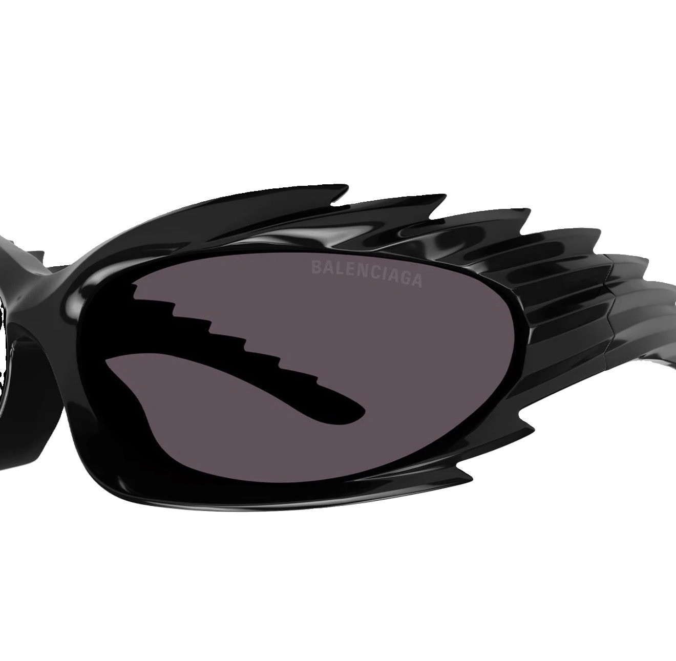 [BB0255S-001] Unisex Balenciaga Geometric Sunglasses – Black 78-17-105 Xl