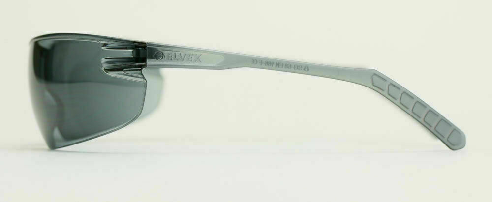 Elvex Delta Plus Helium 15 Safety/Sun Glasses Grey Lens Anti-fog WELSG-58G-AF