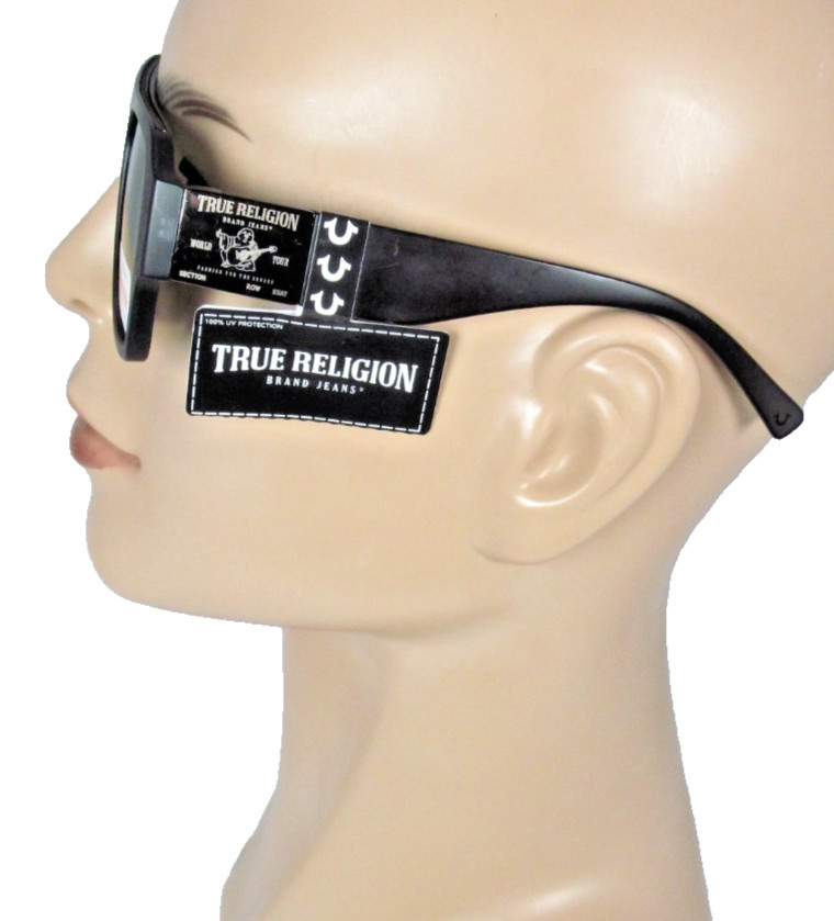 TRUE RELIGION Mens Matte Blue Translucent WORLD TOUR Sunglasses TRM1872-9JS-G15