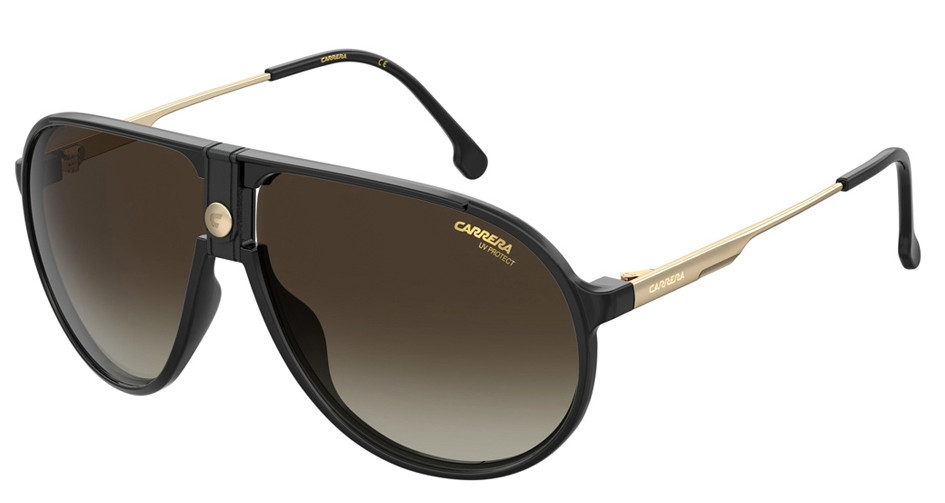 Carrera Unisex Brown Gradient Pilot Sunglasses 1034/S 0807