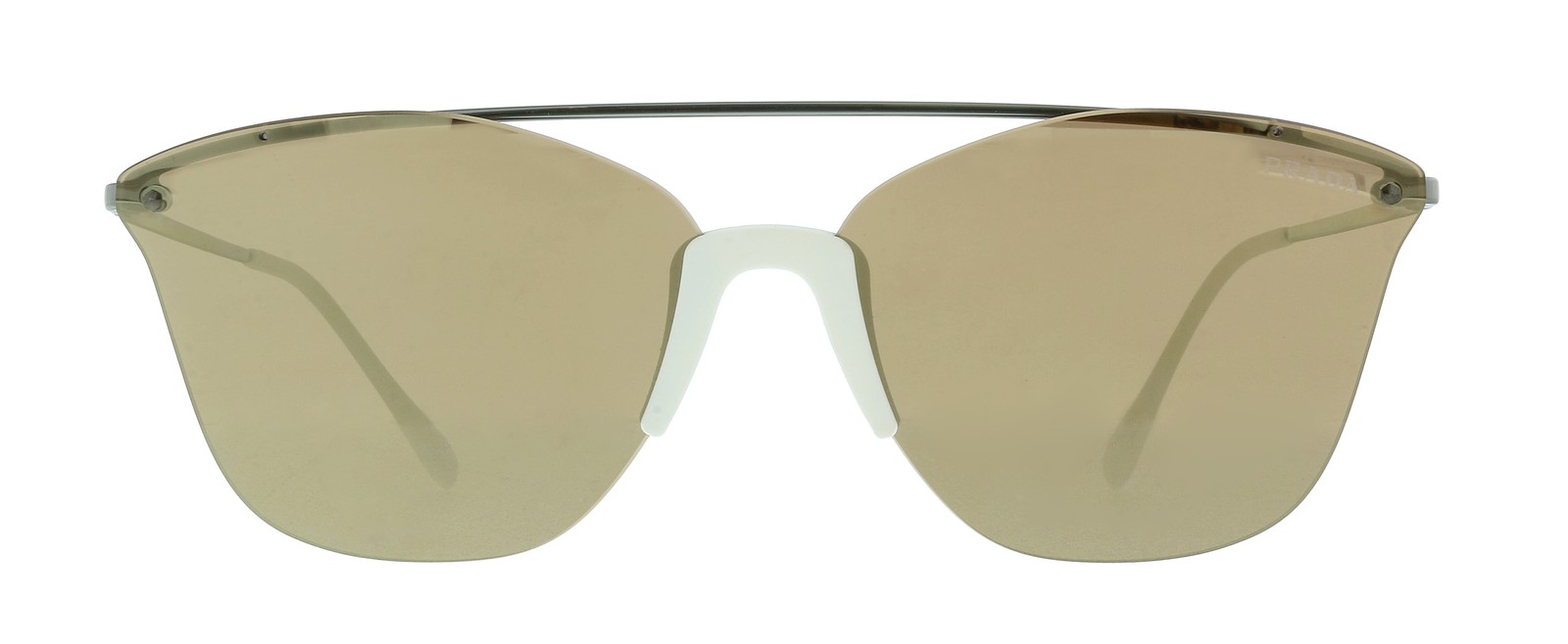 Prada 0PS 52US 371HD0 Lifestyle Ruthenium irregular Sunglasses