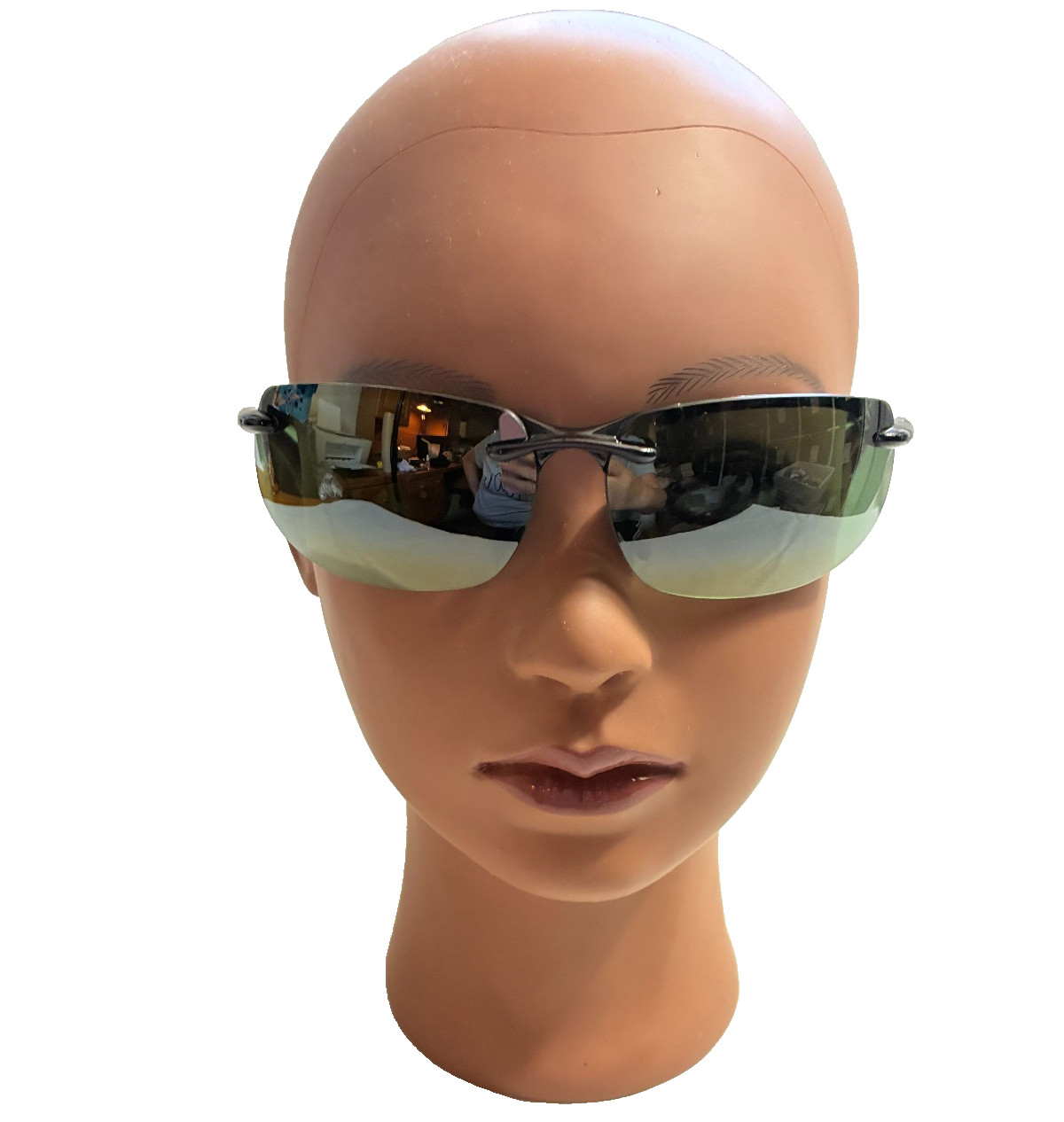 Maui Jim Banyans MJ-412-02 Men’s Wrap Sunglasses Black Lightweight Gray Lens