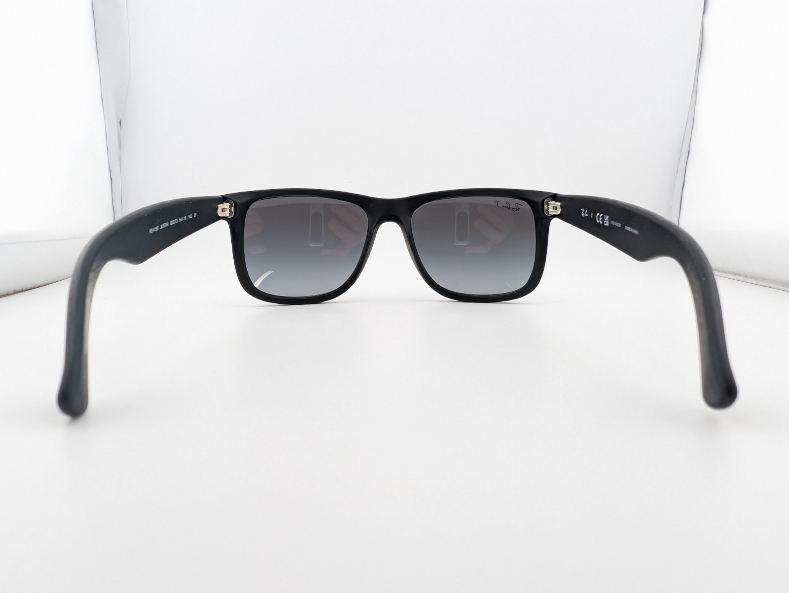Ray-Ban Sunglasses, Polarized Lenses, Justin RB 4165 622/T3 3P Black, 54-16-145