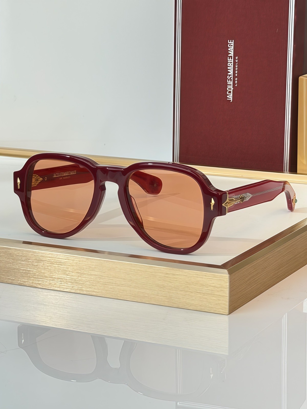 JACQUES MARIE MAGE Style Unisex Sunglasses – MODEL: REDCLOUD SIZE：52口21 150