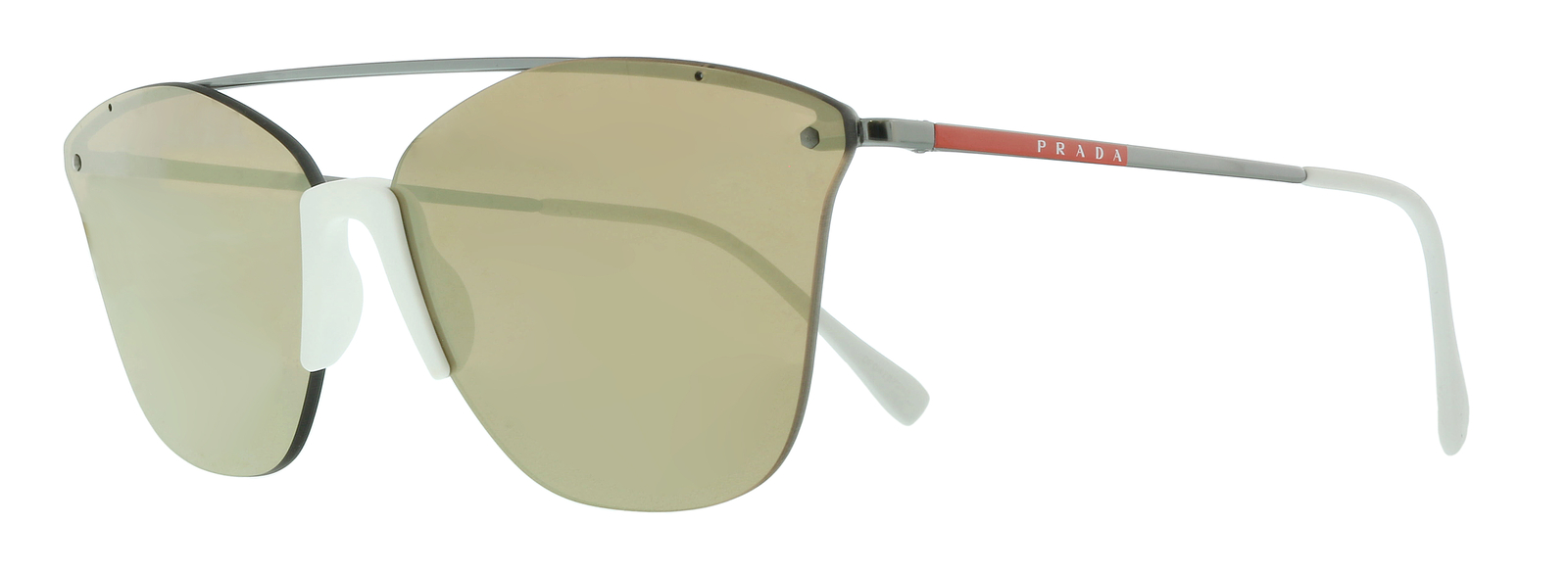 Prada 0PS 52US 371HD0 Lifestyle Ruthenium irregular Sunglasses