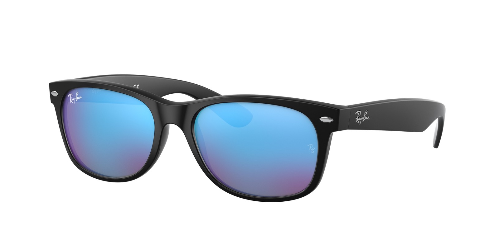 Ray-Ban RB 2132 new wayfarer rubber black grey 622/17 Sunglasses