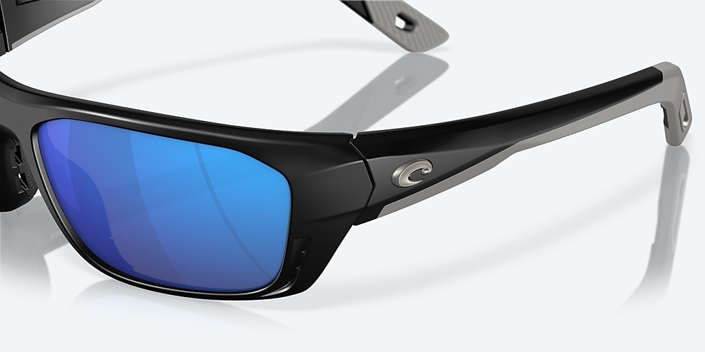 Costa Del Mar Whitetip Pro Matte Black/Blue Mirror 580G Polarized Sunglasses