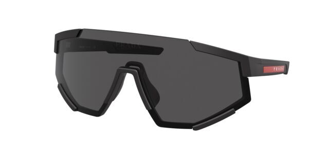 Prada Linea Rossa SPS 04WS Rubber Black/Dark Grey Men’s Sunglasses