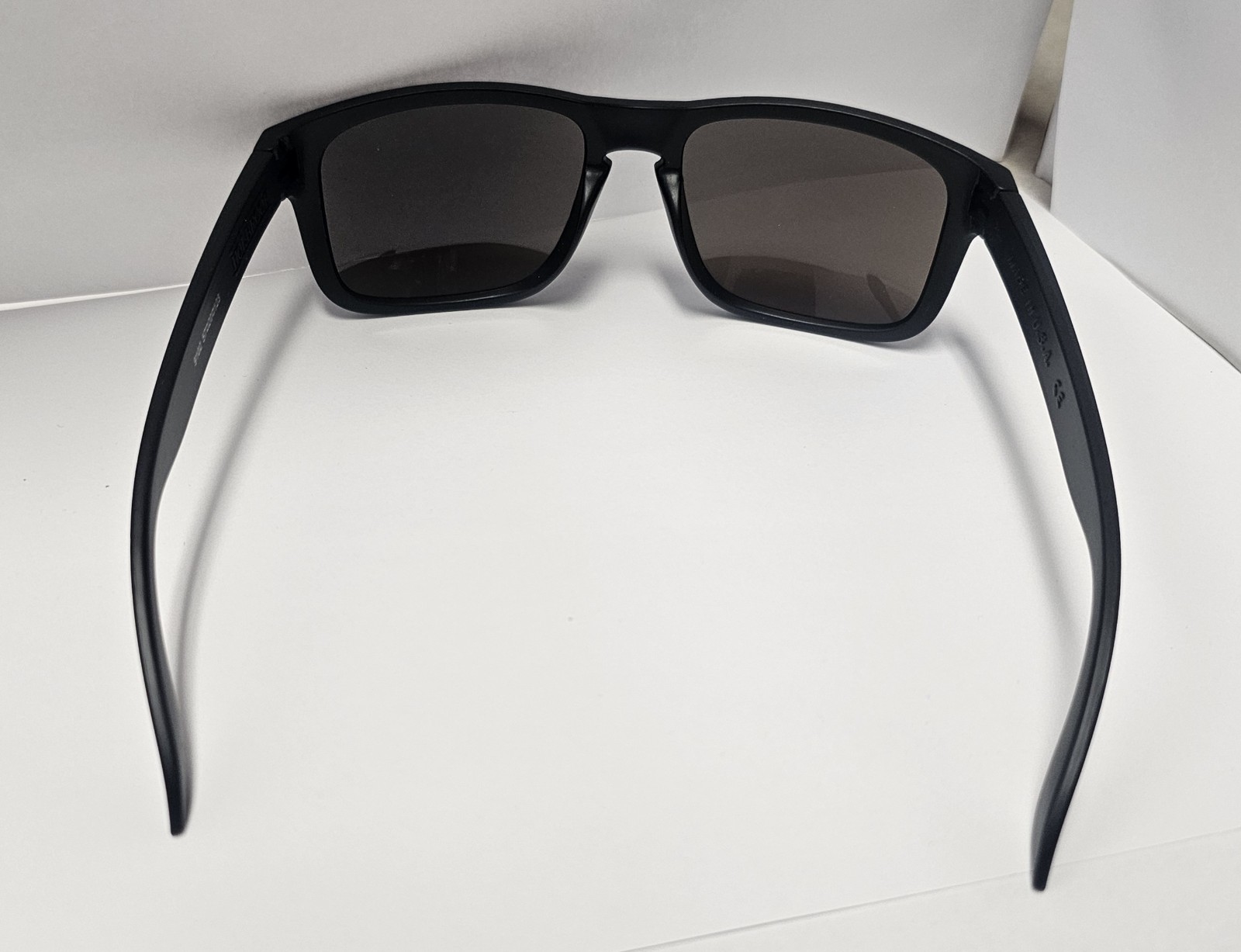Holbrook Style Black Frames with Dark Blue UV400 Lens Sunglasses Oakley Style
