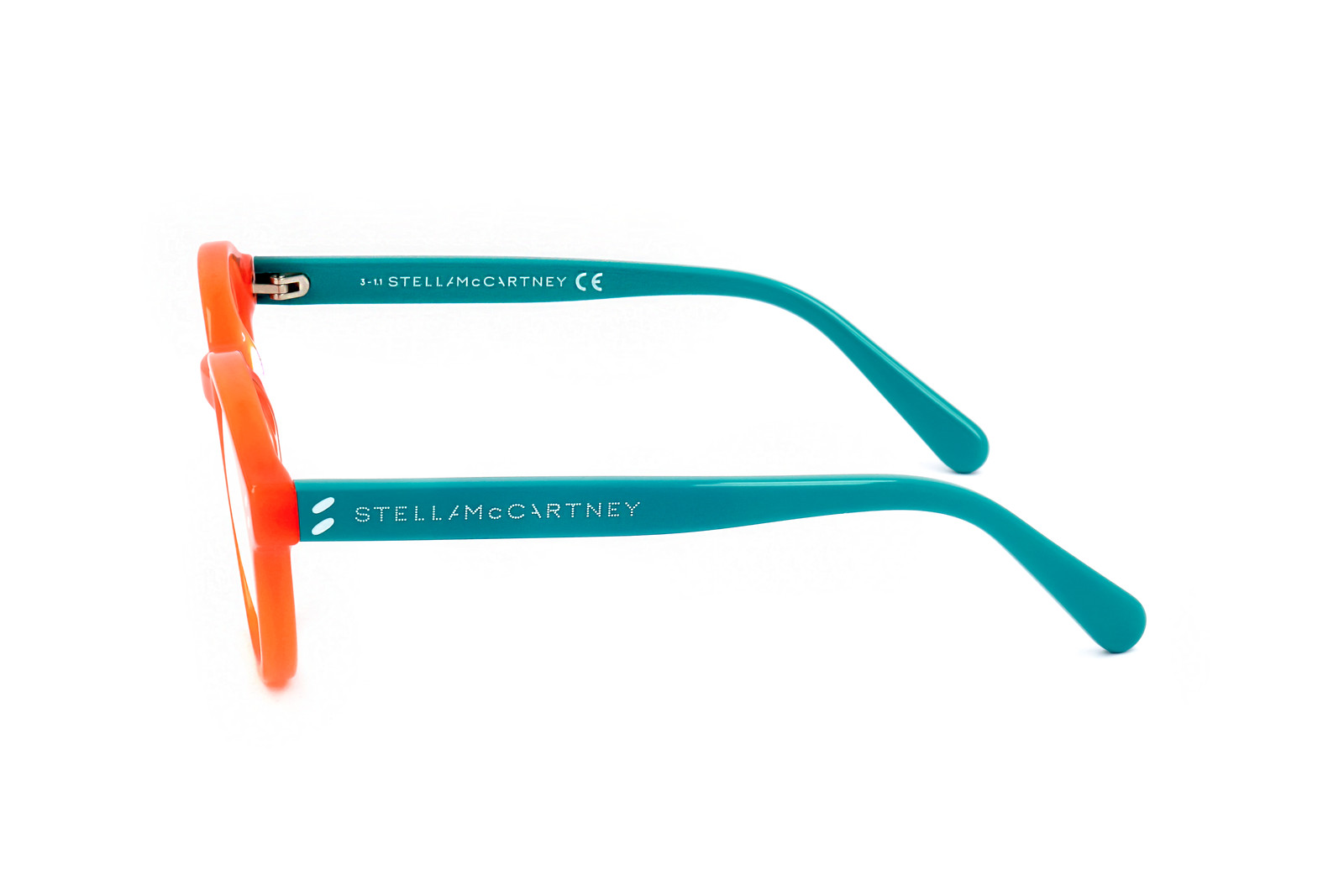 Stella McCartney Kids 44mm Shiny Orange Eyeglasses SC5013IK-042-44