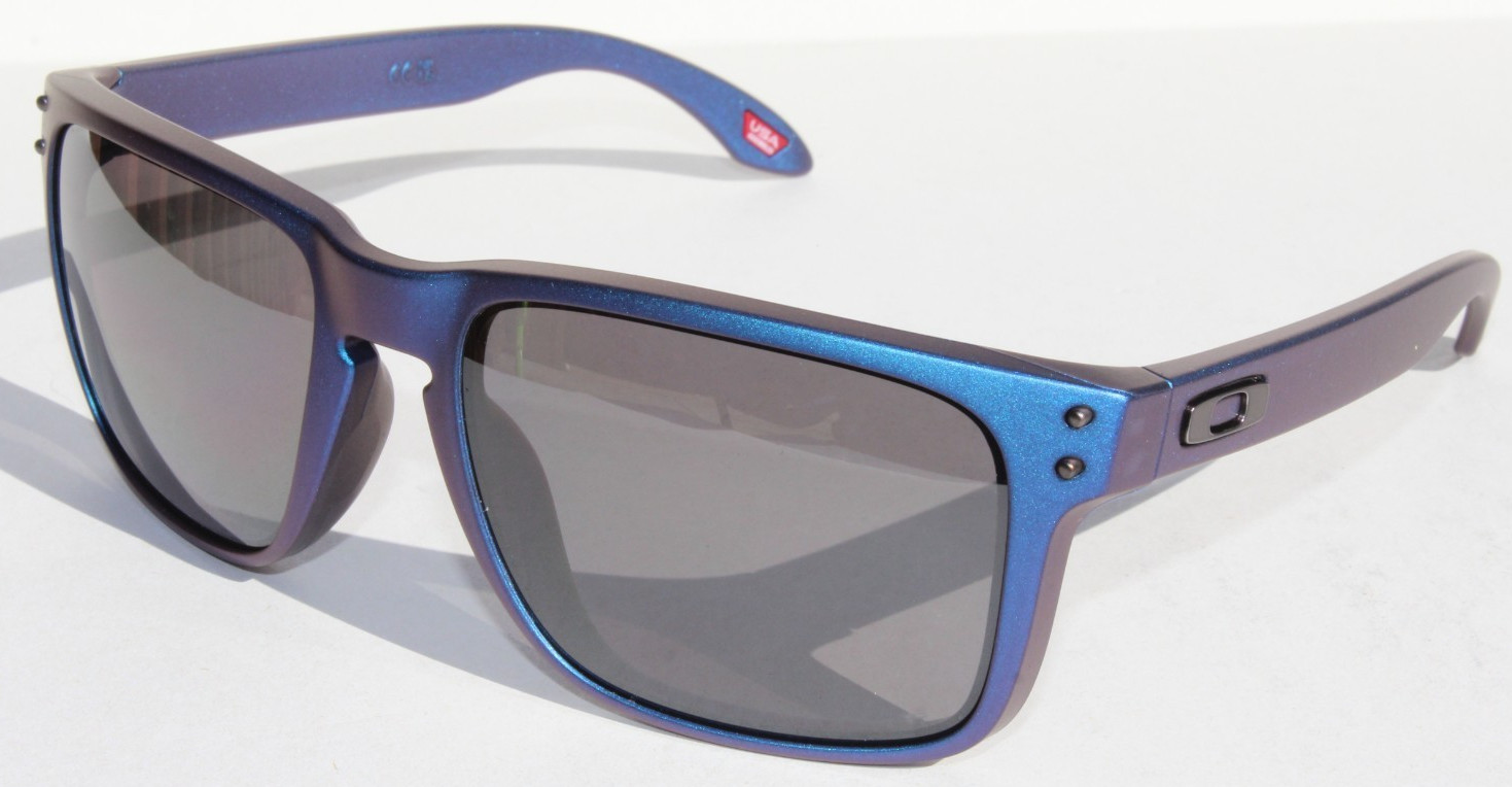 OAKLEY Holbrook XL POLARIZED Sunglasses Cyan/Blue Colorshift/Black OO9417-47 NEW