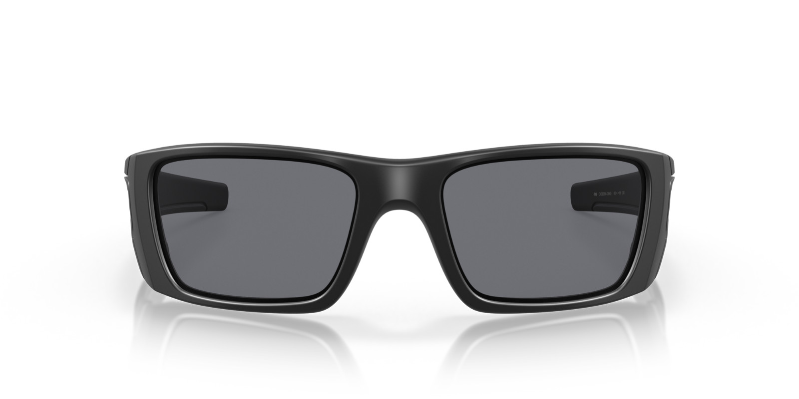 NEW Oakley SI FUEL CELL Matte BLACK USA FLAG Grey Tactical Sunglass 9096-38