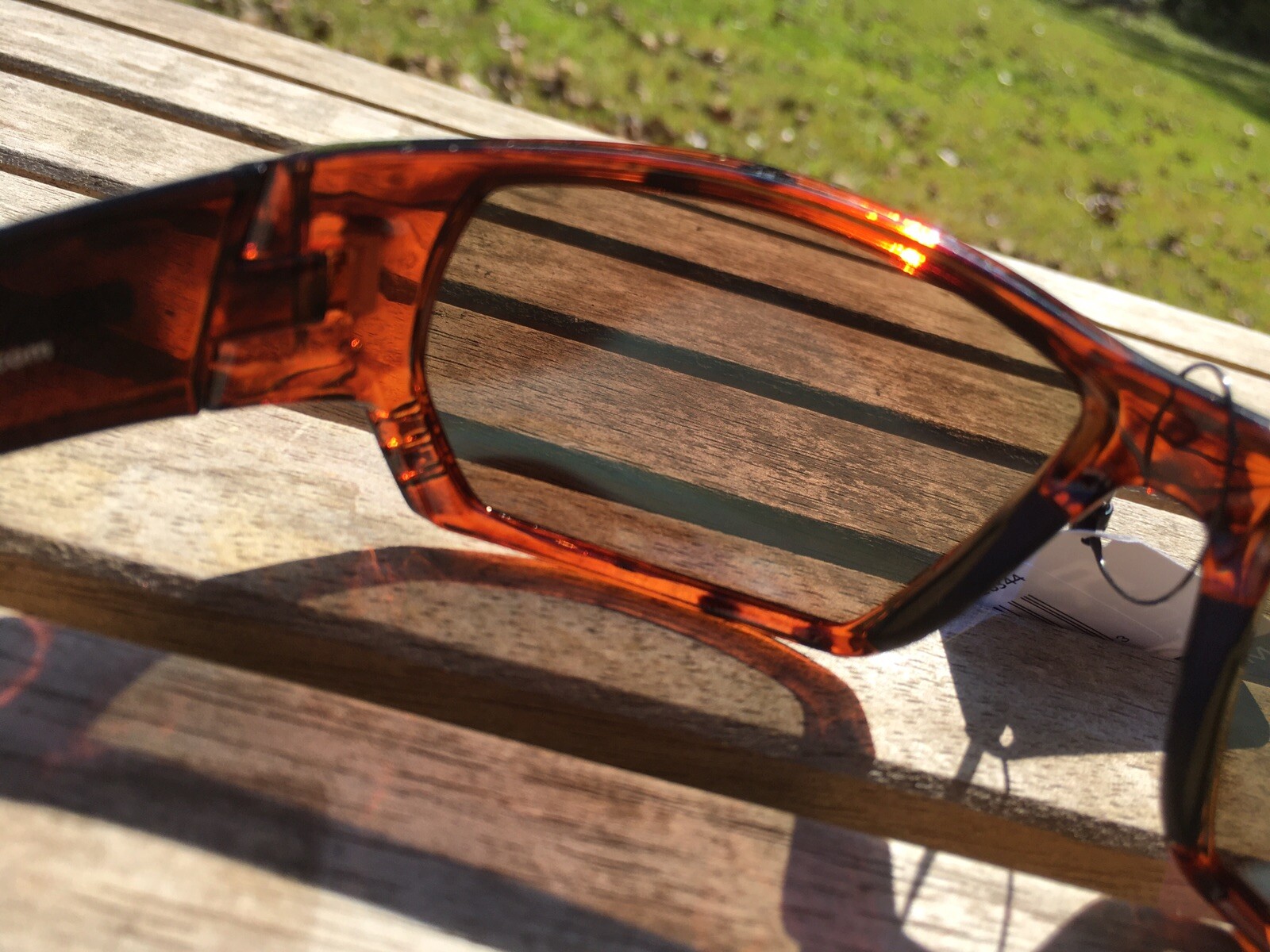 RAZE Sonar Sunglasses Polarized Mirrored Blue Brown Lens Tortoise Shell 28344