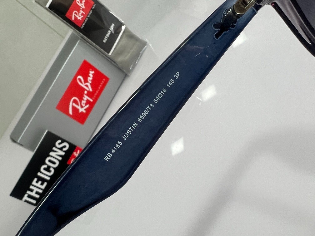 RB4165 Ray-Ban Gradually Gray JUSTIN Unisex Sunglasses {RB4165 54-16 145MM}