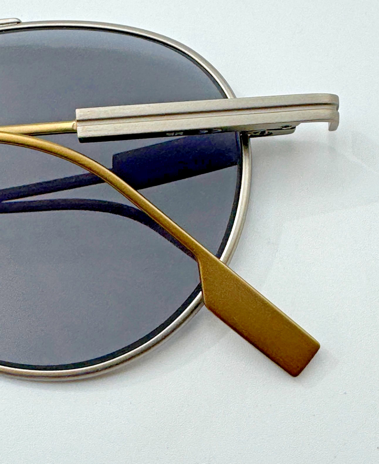 Ermenegildo Zegna Sunglasses EZ0288 17A Palladium Frame Gray Lens 55-17-150 New