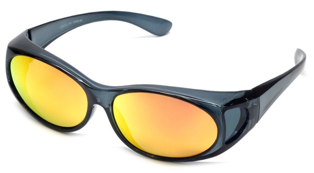 Calabria 2866 Small-Medium Polarized Fit-Over Sunglasses 8 Color Choose 5.5″x1.5