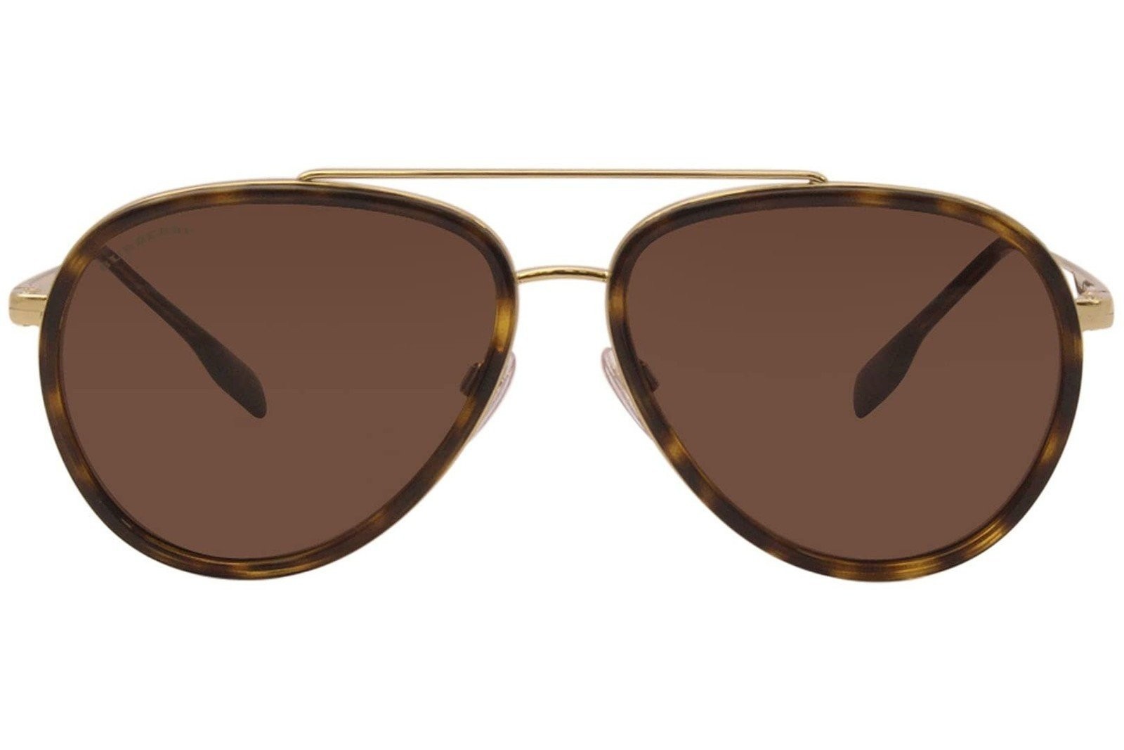 BURBERRY BE3125 101773 59mm Oliver Gold Dark Brown Sunglasses