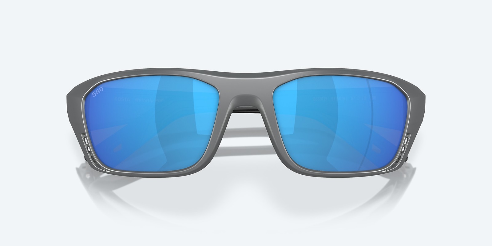 Costa Del Mar Whitetip Pro Matte Gray/Blue Mirror 580G Polarized 57mm Sunglasses