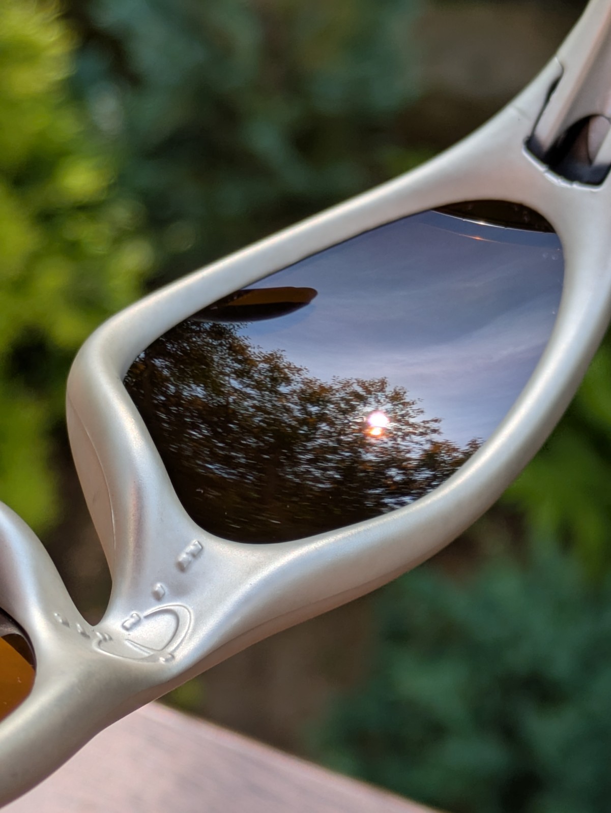 Oakley Minute 1.0 gen 2 FMJ Platinum Frame Gold Iridium Lens Gold iridium 04-082