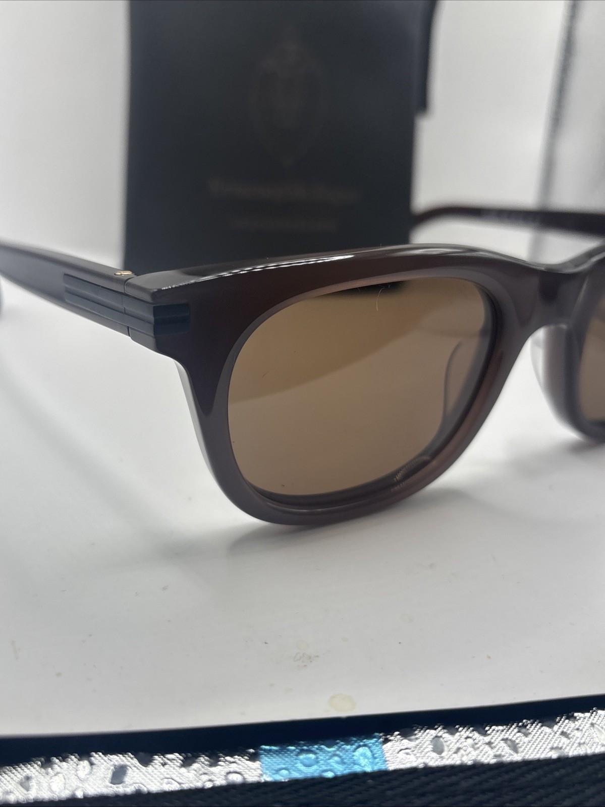 Zegna EZ0281 48E Sunglasses Authentic Brand New Authentic Brown Frame/lens