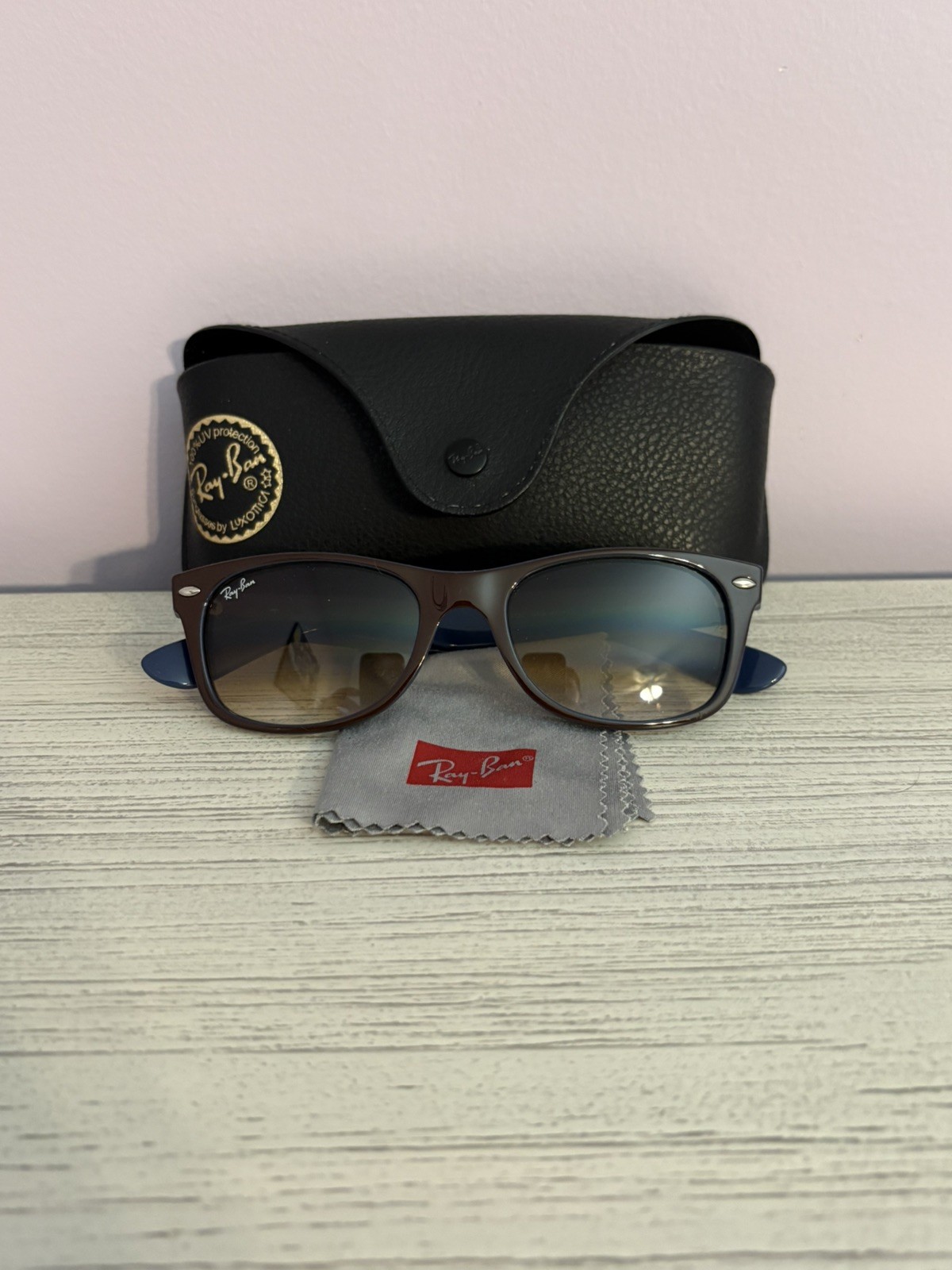 Ray-Ban Wayfarer RB2132 Sunglasses Brown Frame 874/51 52018 2N