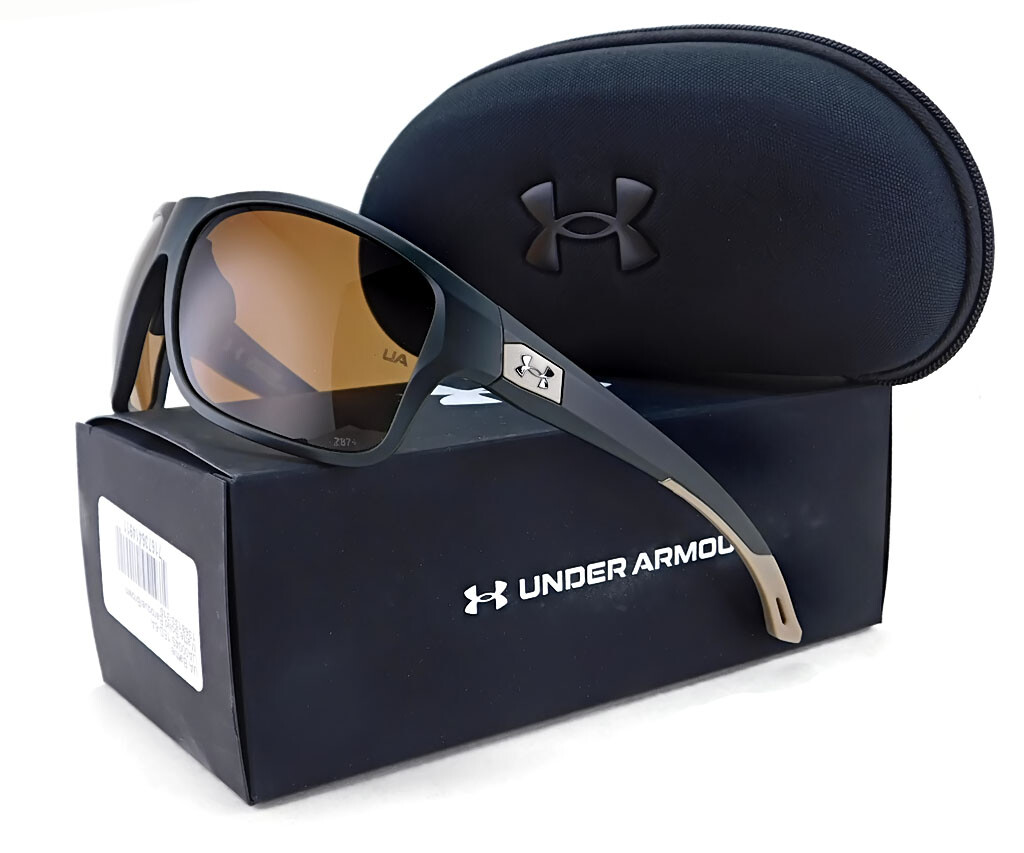 Under Armour BATTLE POLARIZED Tactical Z87+ Sunglasses | Mt Baroque / Brown Lens