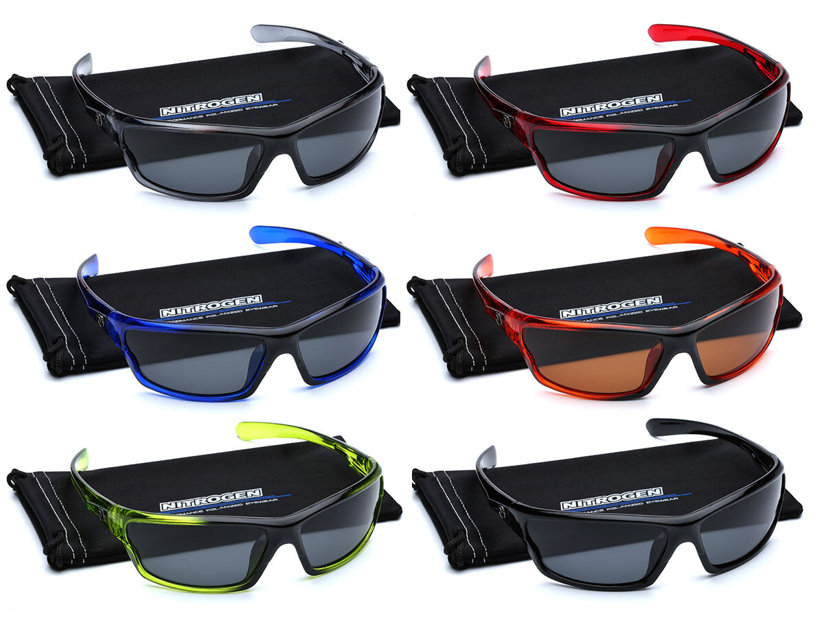 Nitrogen POLARIZED Mens Womens Fishing Golf Cycling Water Sports Sunglasses New