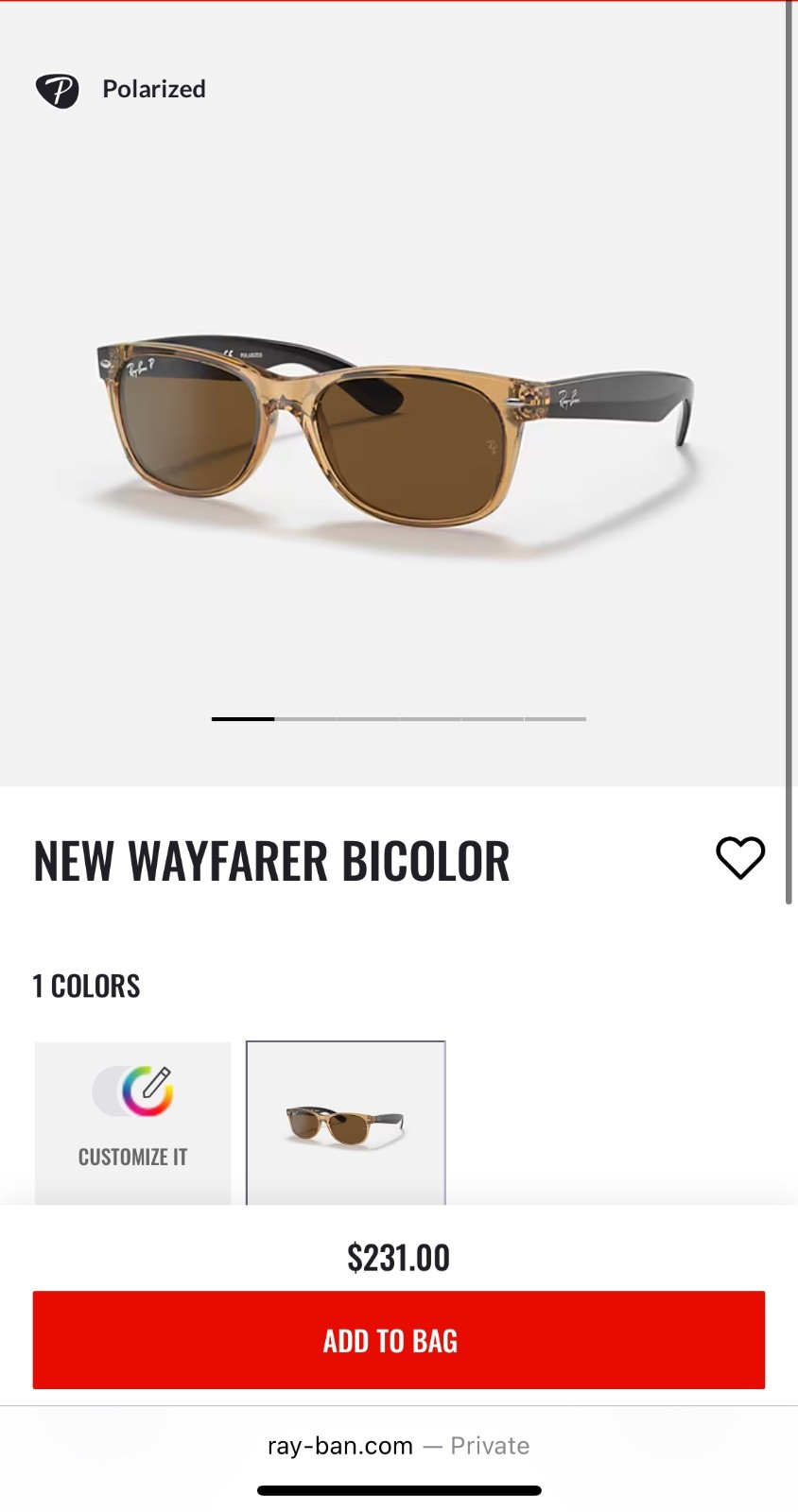 Ray-Ban Wayfarer Black Frame Green Lens Sunglasses – RB2132
