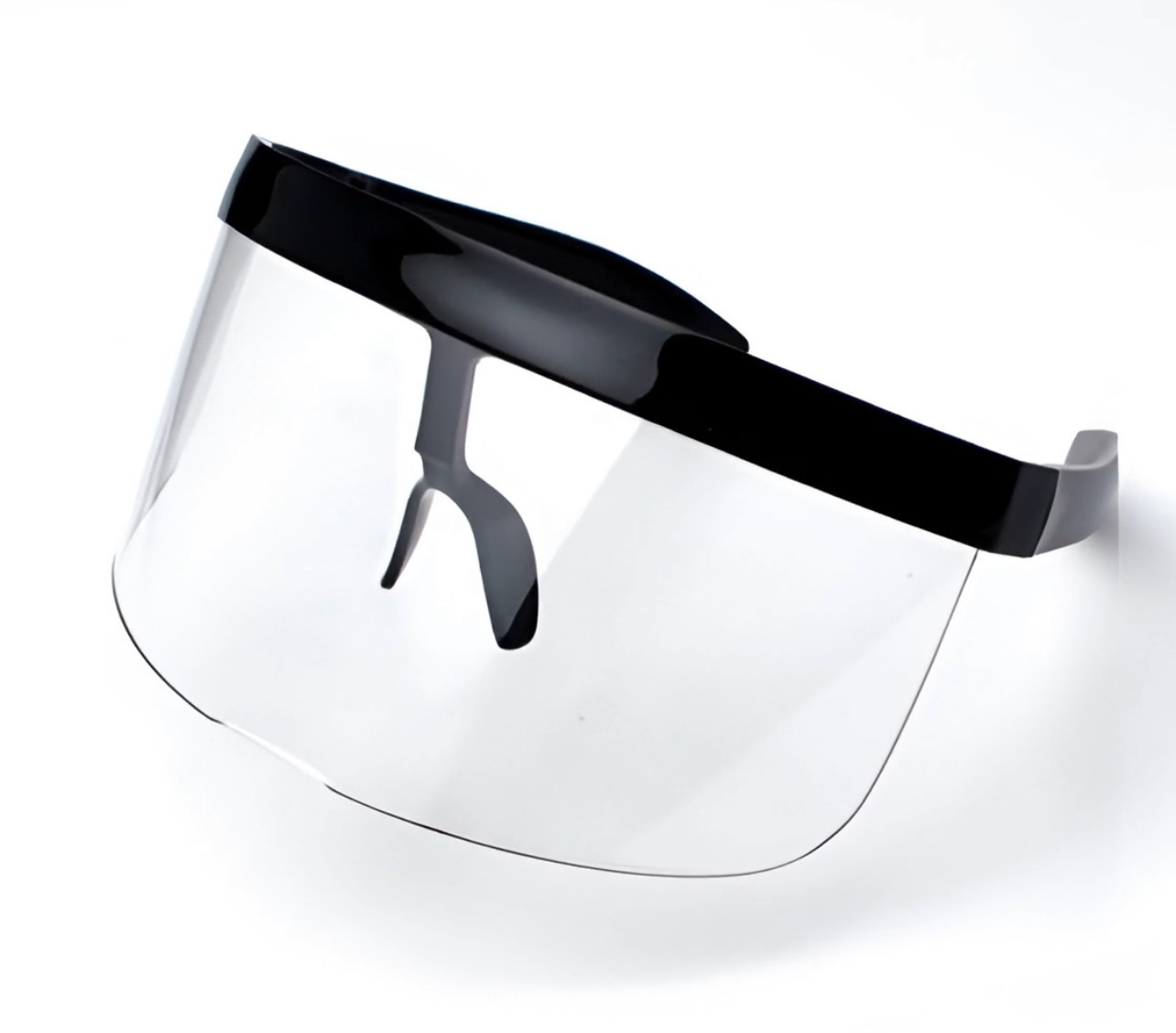 Oversized Visor Protective Sunglasses Single One Piece Lens Shield Face Cover