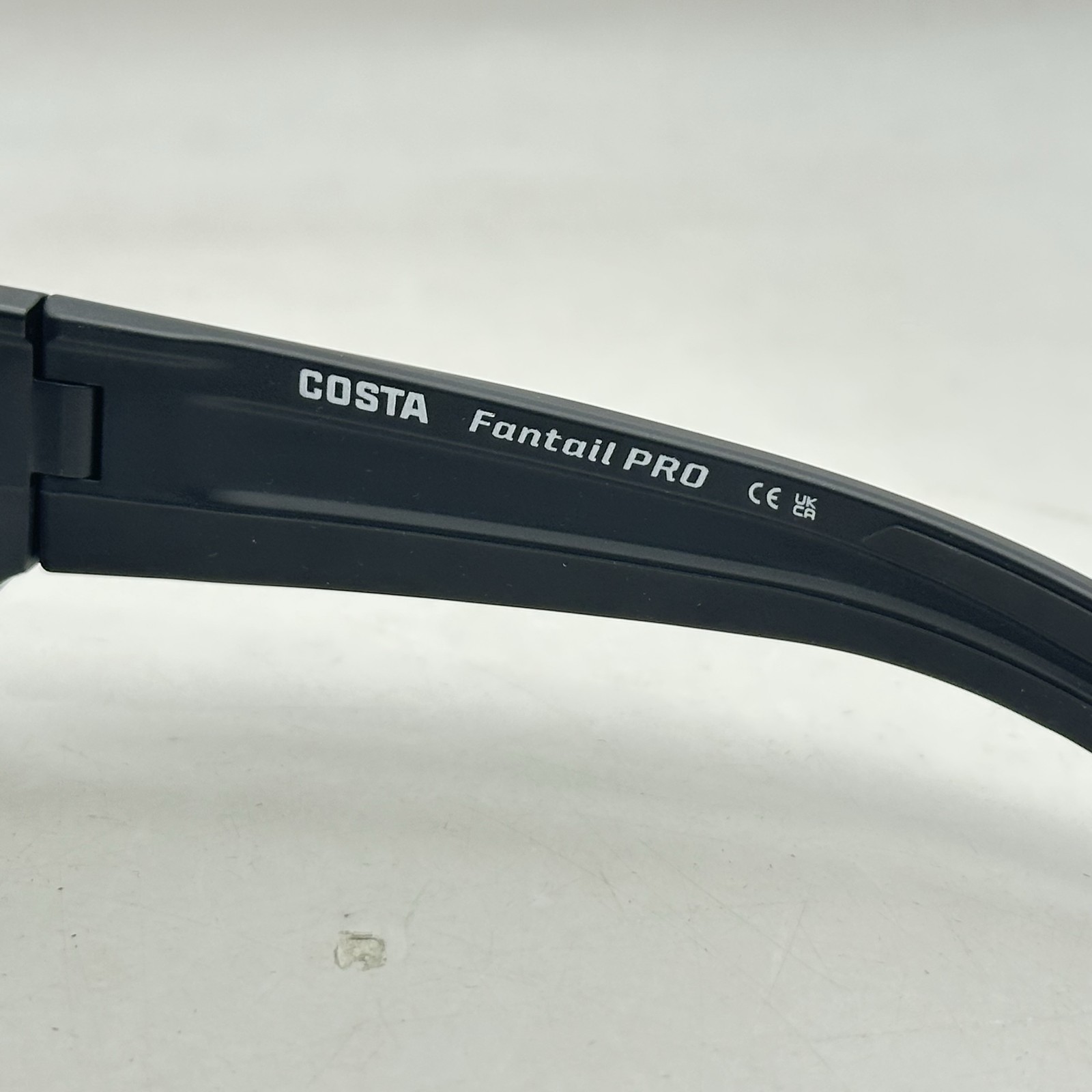 Costa Del Mar Mens Fantail Pro 580G Polarized Mirror Wrap Sunglasses Black/Blue