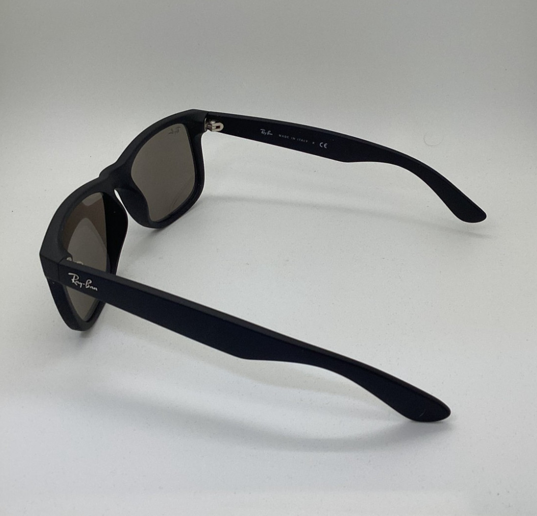 Ray Ban Justin (RB4165-622/5A) Rubber Black 54mm/Gold Mirror Mens Sunglass
