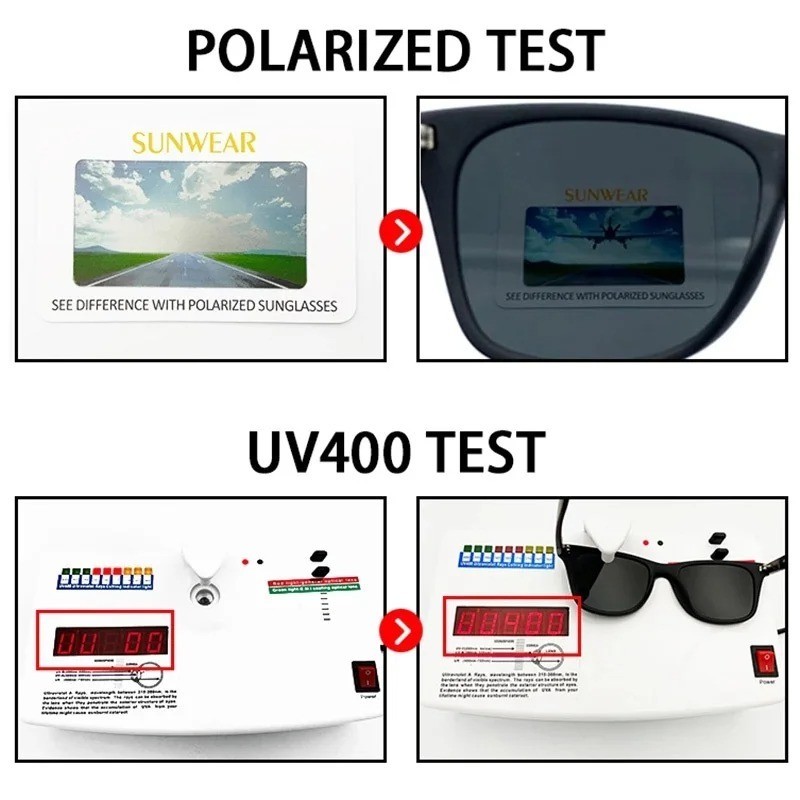 Polarized Night Vision Glasses Men HD Driving Sunglasses Day Night UV400 Sport