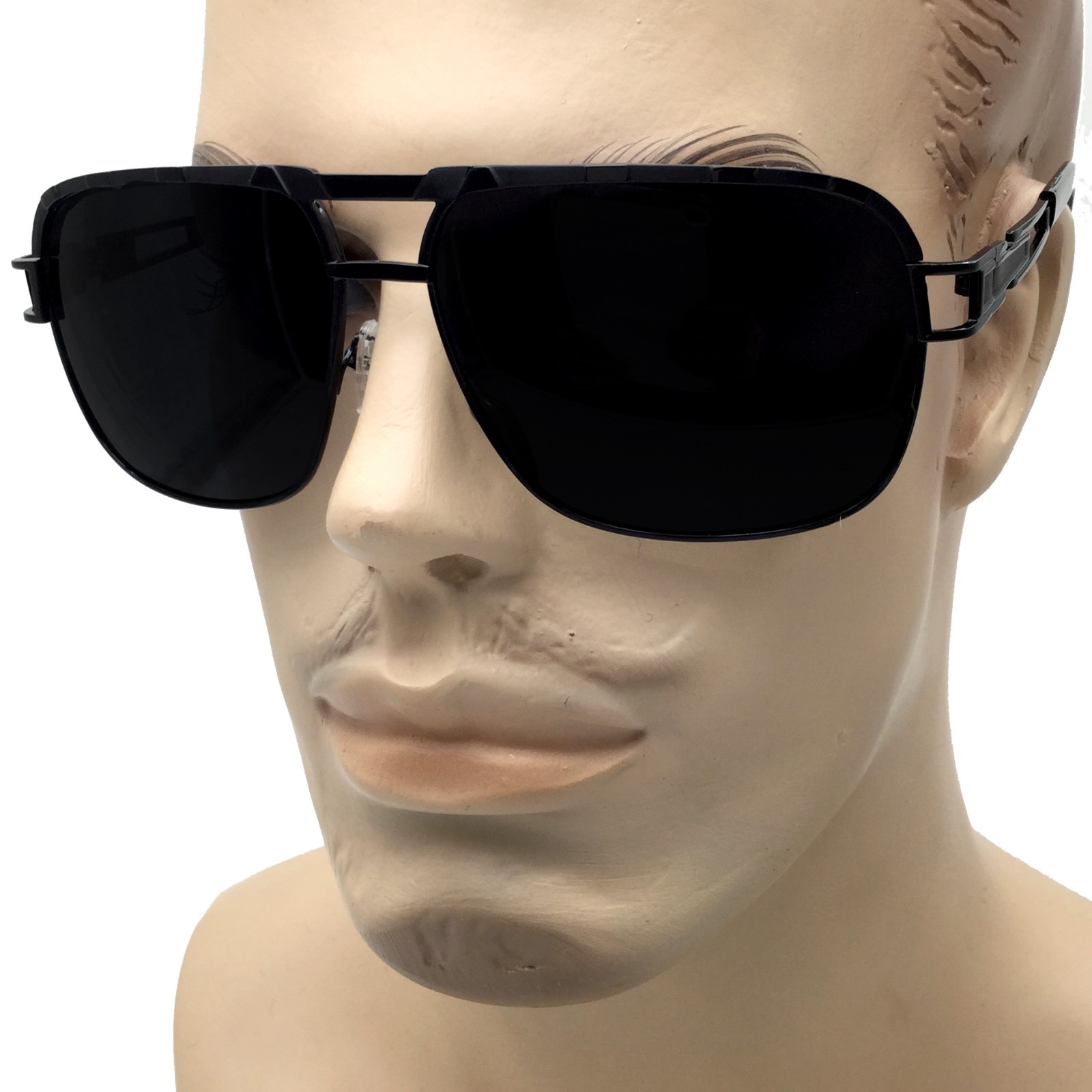 Men’s Classic Sunglasses Metal Driving Glasses Outdoor Sports Hip Hop Rapper 62