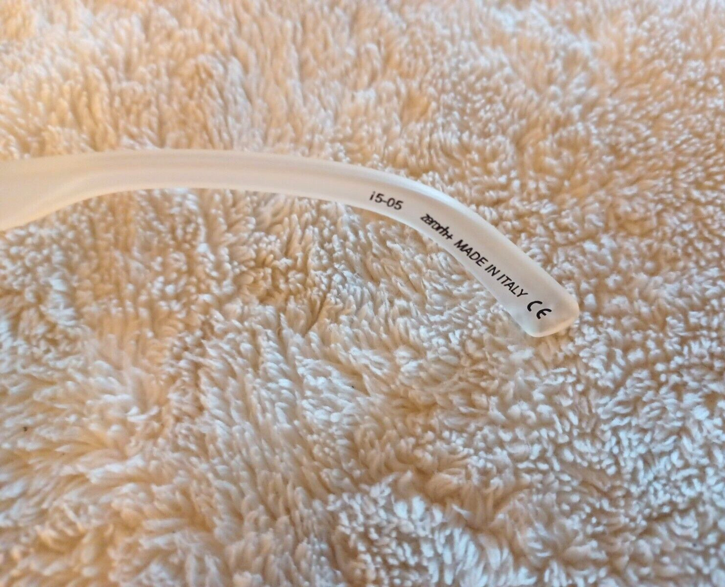 Zerorh+ i5-05 White Sunglasses Made in Italy