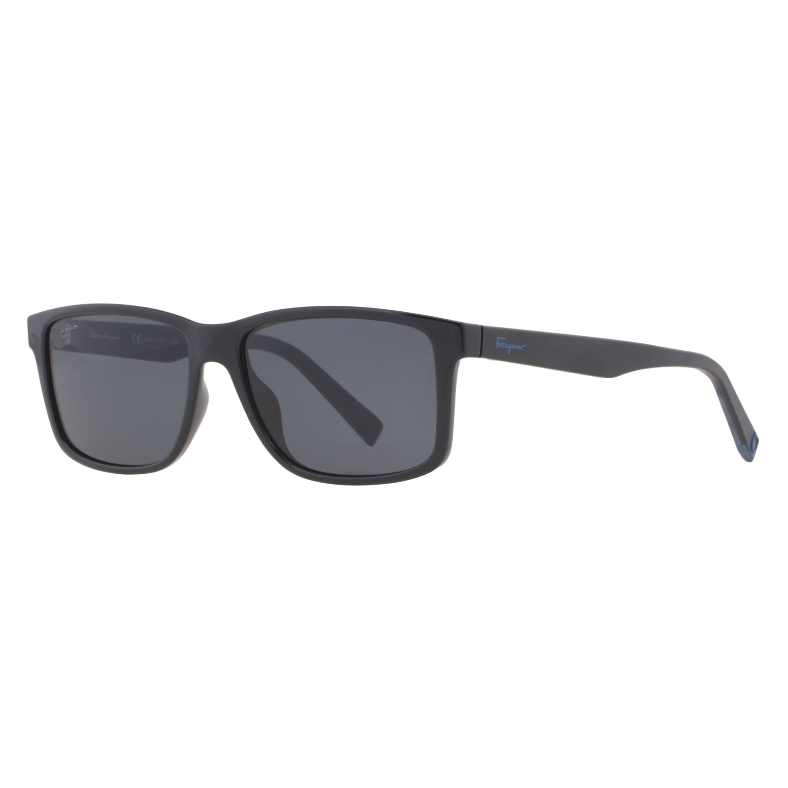 Salvatore Ferragamo Dark Grey Rectangular Men’s Sunglasses SF938S 962 57