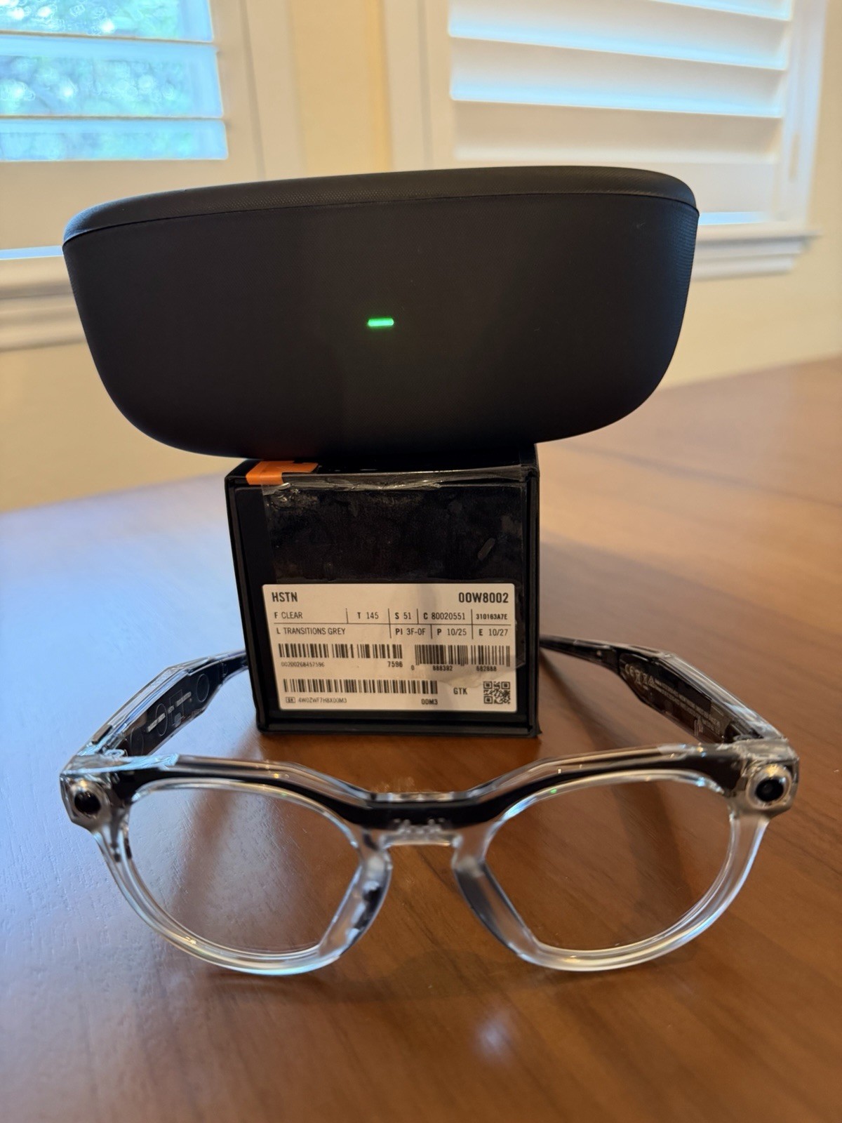 Oakley META HSTN Clear W/ Clear to Grey/Black Transitions Lens (New open box)