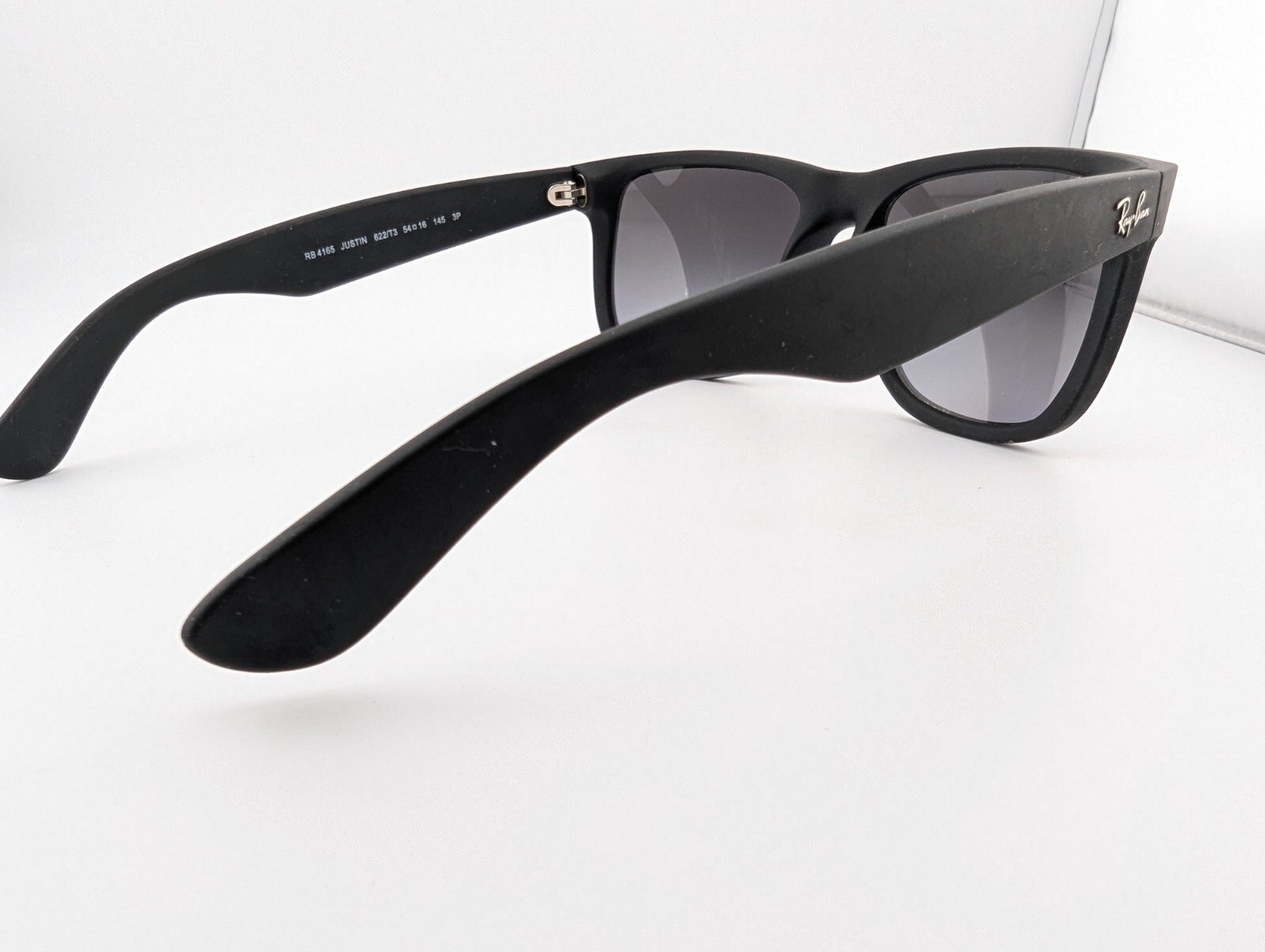 Ray-Ban Sunglasses, Polarized Lenses, RB 4165 622/T3 3P Justin, 54-16-145, Black