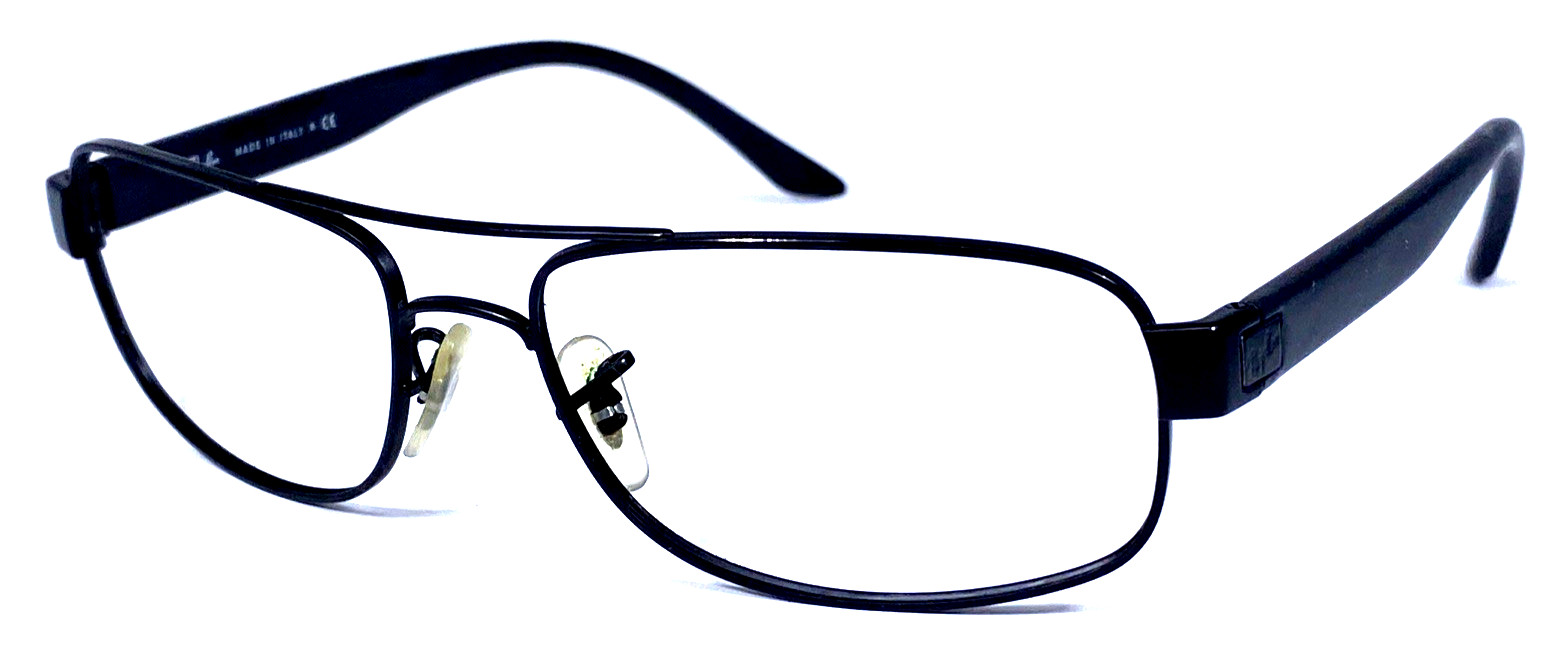 RAY-BAN RB3273 006 Italy Black Matte Aviator 57-17mm Sunglasses Frame