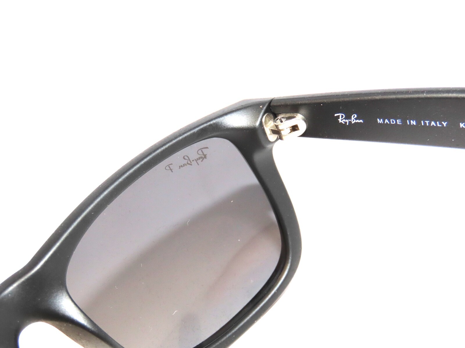 Ray Ban Sunglasses Justin 4165 622/T3 54 Rubber Black Gray Polarized Rayban