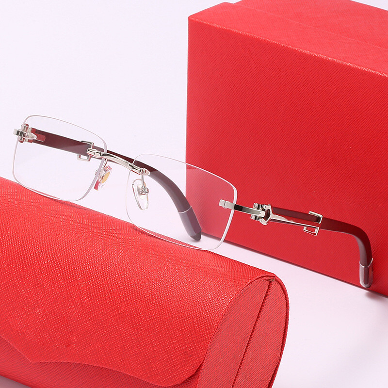 New Men Women Retro Vintage Designer Fashion Sunglasses Wood Gold none Frame 80s