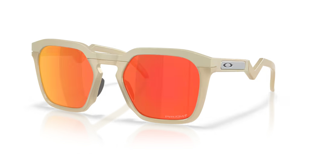 Oakley Sunglasses HSTN SQ OO9533-0554 Matte Sand / PRIZM Ruby POLARIZED